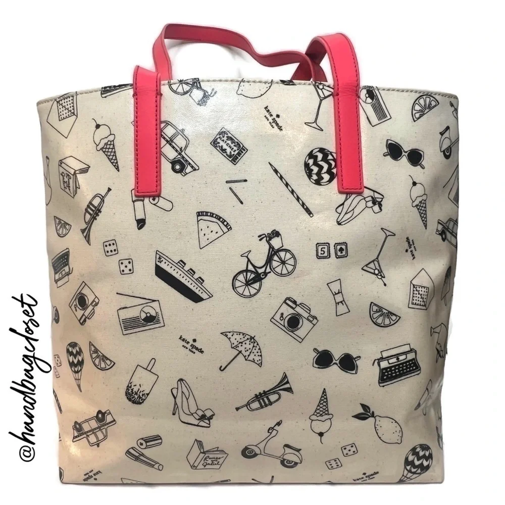 Kate Spade Things We Love Tote Steal The Spotlight Tote Bag PXRU6323 Rare